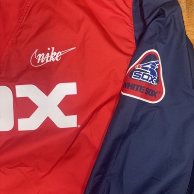 Nike Chicago White Sox Cooperstown Pullover Jacket Medium Retro