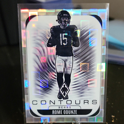 Panini Phoenix 2025 Rome Odunze Contours Red #6 /249 Football Bears Pandora
