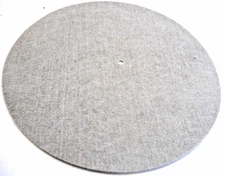 GRAY FELT TURNTABLE MAT - EXCELLENT