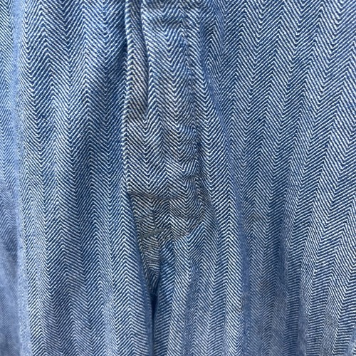 Vintage Casey Jones Overall 42 kurz blau Fischgrät sanforisiert Mechaniker - Bild 13 von 17