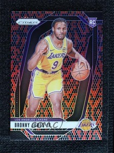 2024-25 Panini Prizm Snakeskin Prizm Bronny James Jr #243 Rookie RC