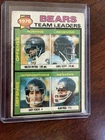 1979 CHICAGO BEARS CHECKLIST CARD# 132  WALTER PAYTON NFL