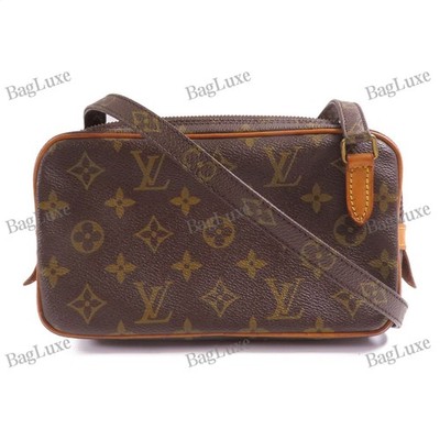 LOUIS VUITTON LV GHW Marly Bandouliere Shoulder Bag M51828 Monogram Brown