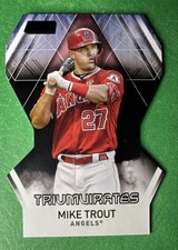 2021 Topps Stadium Club - Triumvirates Mike Trout #T-14 Black /99