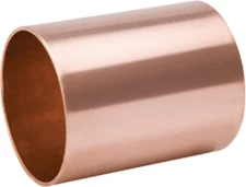 Mueller W10144 Coupling 1/2" OD Wrot Copper C x C Streamline