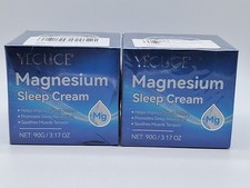 Lot of 2 Magnesium Sleep Cream, 90g/3.17oz. Exp: 01/06/2027