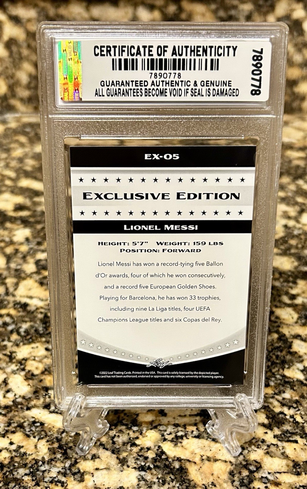 25 Card Lot 2004-22 LIONEL MESSI/PELE/RONALDO/YAMAL Rookie GRADED GEM-MT 10 view 12