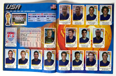 ALBUM FIFA World Cup KOREA JAPAN 2002 PANINI Complete Magazine