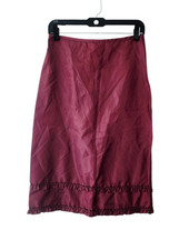 Vintage Esprit Burgundy Skirt Size 3/4