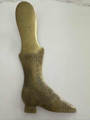 Vintage Pappagallo Brass Womens High Boot Shoe Horn