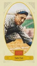 Frankie Frisch 2012 Panini Golden Age #106 Mini Broad Leaf Brown Ink Giants