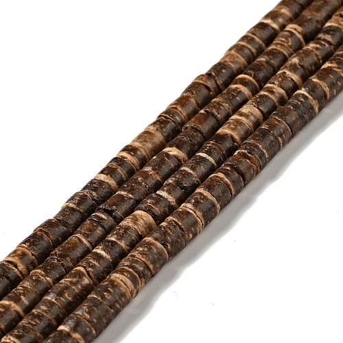 Hebras de cuentas de coco de 5x2,5 ~ 5 mm, - Imagen 6 de 8