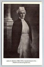 Jane A. Delano Nurse Red Cross Memorabilia Milwaukee Postcard