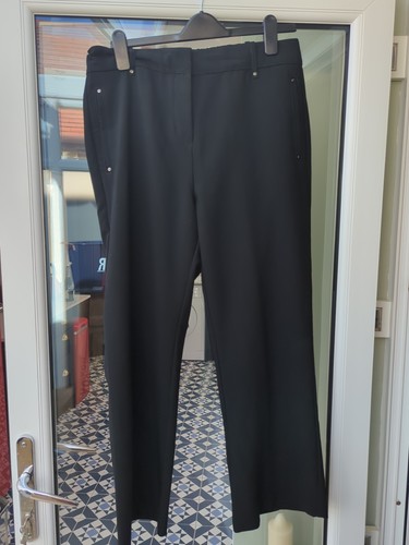 Next Ladies black Trousers Size 16 Petite