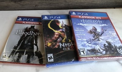 Playstation 4 PS4 Bundle Lot: NEW SEALED Blood borne Horizon Zero Dawn