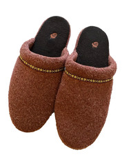 Acorn Women's Slippers Rust Orange Size 9.5-10.5 Comfort Cozy Warm
