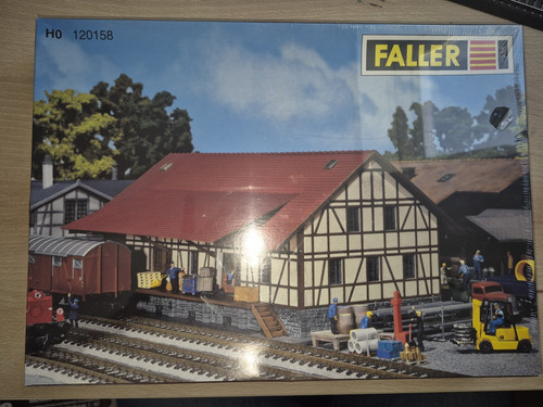 Faller H0 120158: kit gran almacén entramado de madera - sin abrir en embalaje original | Zustand: Neu