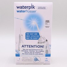Waterpik Cordless Advanced Water Flosser White WP-560CD NEW Open Box
