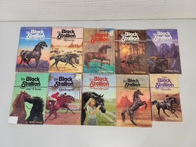 #ad #ad Lot of 10 Black Stallion Paperback Books by Walter Farley L2 $34.95