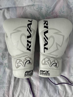 Rival RFX Guerrero Sparring Boxhandschuhe   18oz   Weiß   Profiqualität