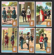 The Vatican Guards Liebig Card Set 1925 Italy Soldiers Rome Pope Papal Uniforms