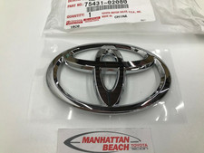 Front Grille Emblem Chrome Badge w/Adhesive for 2014-2016 Toyota Corolla Emblem