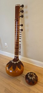 Indian Sitar - Radha Krishna Sharma & Co - Purchased in India in 1997
