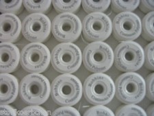 0,48&euro;/100m | 20 BOBBINS No. 150 wei&szlig; oder schwarz je 120m Stick-Unterfaden