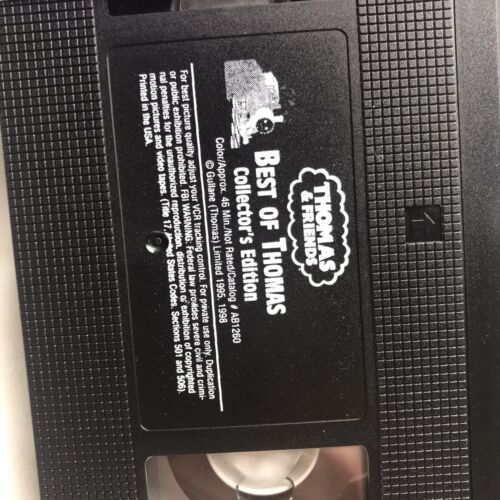 Thomas and Friends Best of VHS Video Tape VCR Cassette Kids Show Trains - Picture 4 of 4