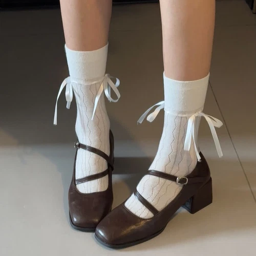 Mujeres Niñas Imitación Cuero Mary Janes Dulce Lolita Hebilla Japoneses Juegos con disfraces Zapatos - Imagen 1 de 13