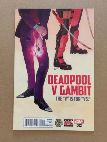 DEADPOOL V GAMBIT #2 KEVIN WADA COVER 'A' NM- 1ST PRINTING VS VERSUS 2016 MARVEL - Picture 1 of 4