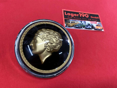 Hupenknopf ''Golden Lady'' Flat4 für VW Käfer -55 und Banjo Lenkrad Hupe 3D (9580)