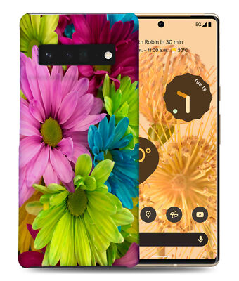 CASE COVER FOR GOOGLE PIXEL|RAINBOW FLOWERS WALLPAPER
