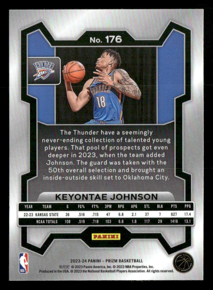 2023-24 Panini Prizm #176 Keyontae Johnson | eBay