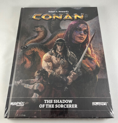 New (Sealed) Modiphius Conan RPG The Shadow Of The Sorcerer HC MUH050400 (2022)