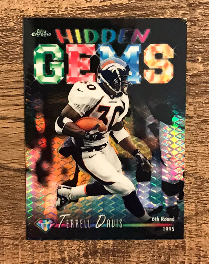 1998 Topps Chrome Terrell Davis Hidden Gems Refractor #HG13