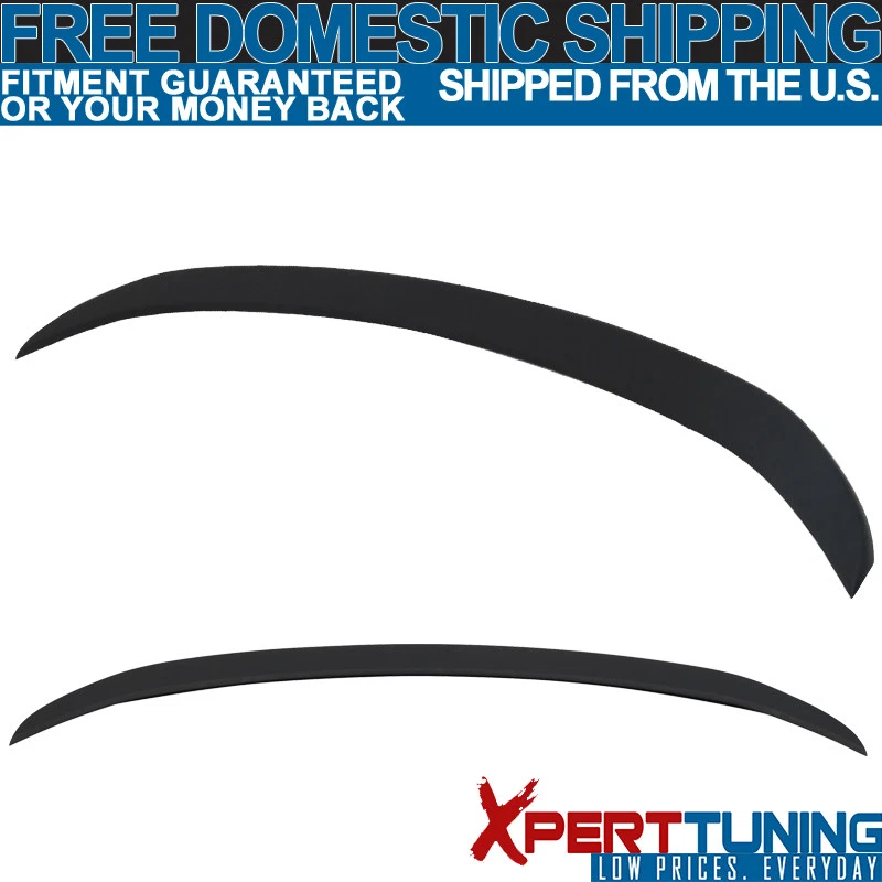 Fit 2014-2019 Toyota Corolla OE Style Rear Trunk Spoiler ABS Plastic Matte Black Foto 2 de 4