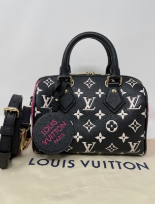 Louis Vuitton Speedy Bandouliere Duffle 20 Black Pink White