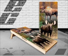 Moose Cornhole Boards Bean Bag Toss Game