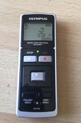 OLYMPUS VN-6200 DIGITAL VOICE RECORDER / Diktiergerät