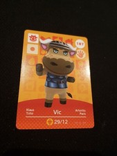 VIC ANIMAL CROSSING AMIIBO SERIES 2 CARD #187 TRACKED AU POST geniuine