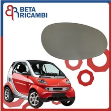 Vetro Specchietto Per Smart 450 1998 Al 2006 Piastra Specchio Destro Dx