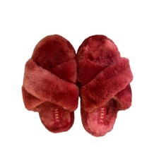 Xtra Soft Slippers By Serra Cozy Warm Sandal Slippers Fuzzy Cushioned - Size 5/6