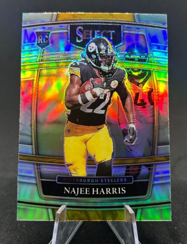 Najee Harris 2021 NFL Panini Select Silver Prizm Concourse Rookie RC Steelers