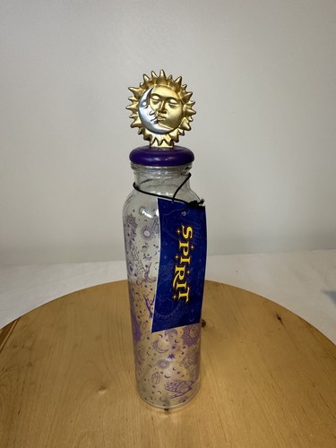 Celestial Tarot Sun Moon Halloween Astrology Glass Bottle-Decor Doesn’t Open - Picture 11 of 13