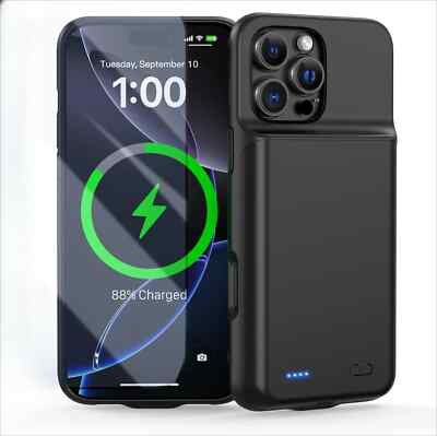 7000mAh for iPhone 16 Pro Smart Battery Charger Case Power Bank