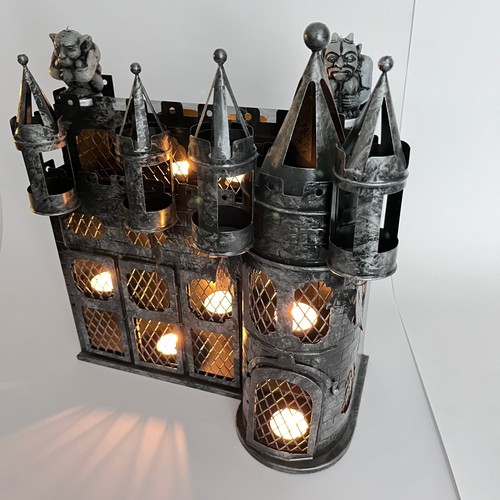 Illuminations 2003 Halloween Haunted Castle Gargoyle Candles, Holds 13 Tealights