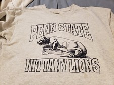 Vintage 90s Penn state Pennsylvania university nittany lions shirt Large READ 
