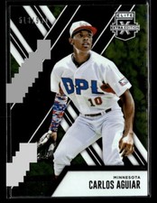 2017 Panini Elite Extra Edition #142 Carlos Aguiar #/999 card