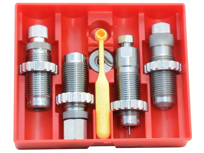 Lee Deluxe Carbide 4-Die Set 9mm Luger - 90963 w/ Factory Crimp
